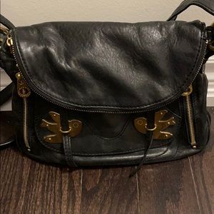 Marc Jacobs Black leather Dove Satchel